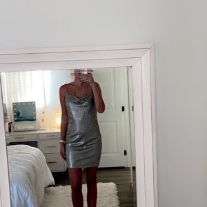 gold glittery dress - UNWORN